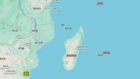 塞席爾（Seychelles）、模里西斯（Mauritius）、馬達加斯加（Madagascar）突取消專機飛航許可，導致總統賴清德出訪史瓦帝尼行程被迫取消。翻攝Google Maps