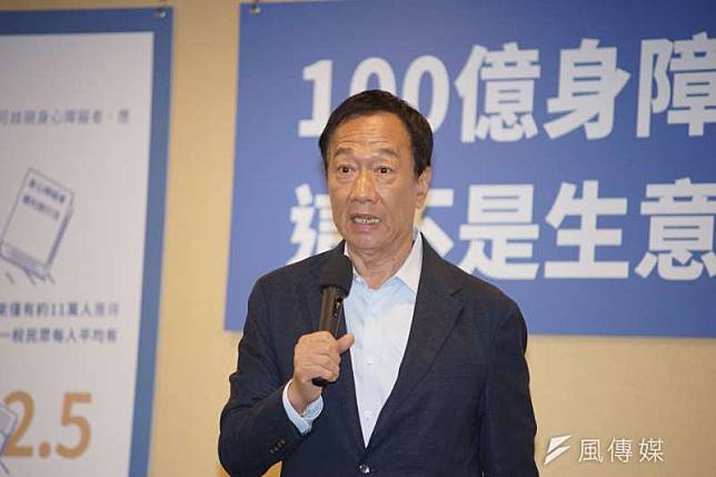 台北市長柯文哲指出，鴻海創辦人郭台銘在中美日都有投資，若是他無法說明自己當選總統後，要如何不被這3國影響，那就一定會落選。（資料照，盧逸峰攝）