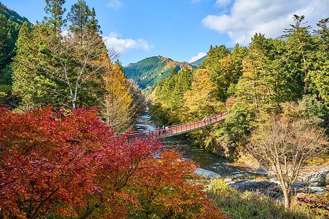 東京多摩地區秋川溪谷。   圖：東京觀光財團／提供