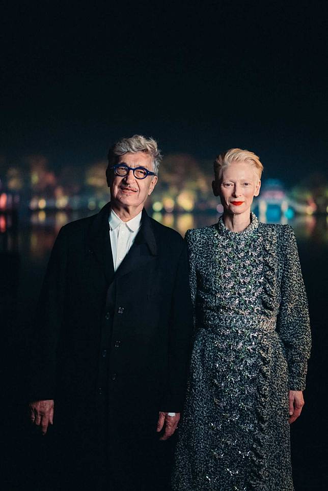 TILDA SWINTON AND WIM WENDERS