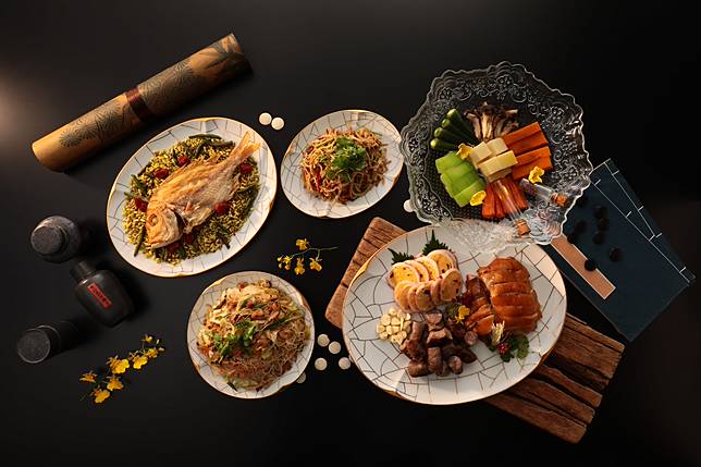 山海樓- 四人外帶合菜(A組)1,980元(圖/山海樓)