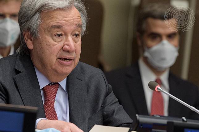 聯合國秘書長古特瑞斯(Antonio Guterres)。(UN Photo/Manuel Elías)