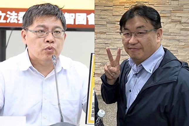針對恢復軍審制度，洪仲丘案委任律師團之一的邱顯智（左）表示反對，另一律師團召集人胡博硯則認為，軍中階級制度可能會造成審判不合理。（合成照片／王侑聖攝、胡博硯臉書）