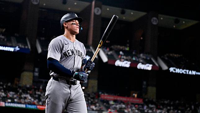 洋基「法官」賈吉（Aaron Judge）近況低迷，連14場未開轟，寫2019年以來最久未開轟紀錄。路透社