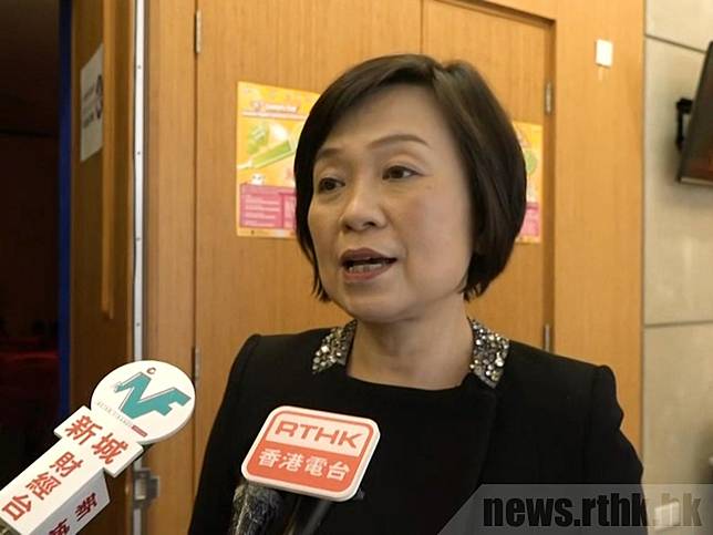 教育局副局長蔡若蓮說，現時幼稚園流感停課安排，會因應學校情況宣報停課。（羅儉宜攝）