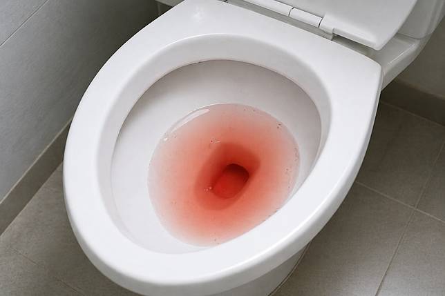 許多民眾發現尿液帶血卻毫無疼痛感，往往誤以為只是「火氣大」而拖延就醫。（示意圖／AI生成圖）