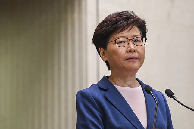 Carrie Lam’s rating saw a very slight improvement but it was not statistically significant. Photo: Felix Wong