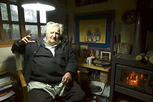 烏拉圭前總統穆西卡（Jose Mujica）。圖片來源LINE TODAY：美聯社/達志影像