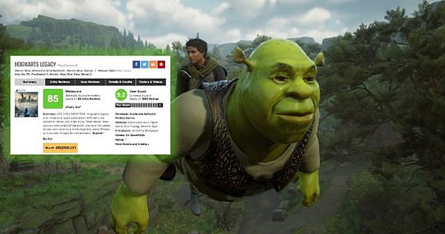 《霍格華茲的傳承》Metacritic「9.2」玩家絕讚好評，Steam破80萬玩家上線峰值