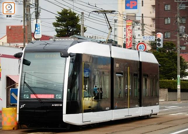 北海道札幌市路面電車將於10月上旬引進新型的低地板車輛。（互聯網）