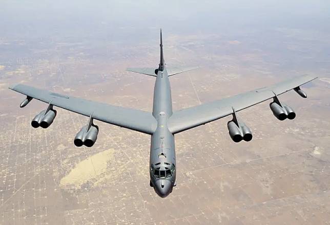 ▲美國B-52轟炸機。（圖／翻攝自美國空軍）