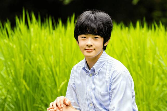 日本悠仁親王今天（6日）年滿16歲。（翻攝自日本宮內廳）