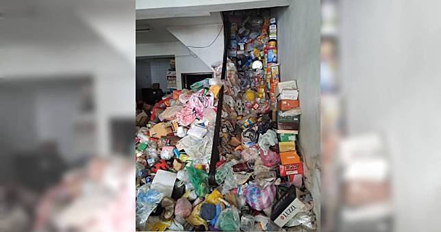 台南夫妻回收物囤滿3層樓　上百志工合力清20噸垃圾