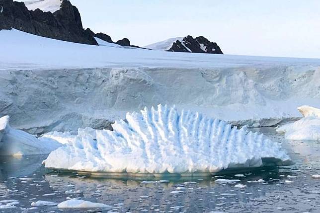 南極冰層消融危機。（AP）