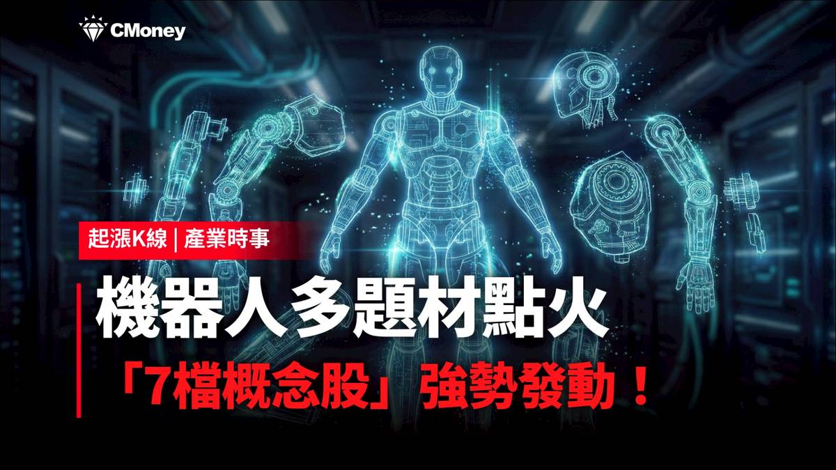 最新消息】機器人多題材點火，「7檔概念股」強勢發動！ | CMoney | LINE TODAY