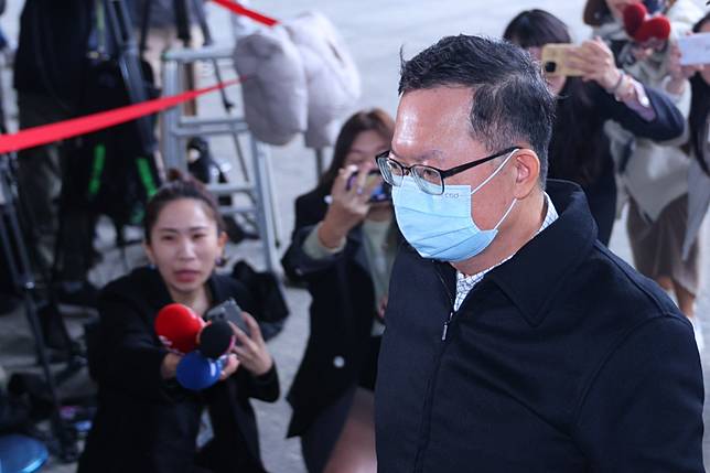 鄭文燦不認涉貪，狂轟廖俊松講話膨風。陳品佑攝