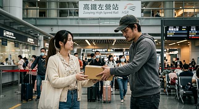 17歲少年車手在左營高鐵站幫拿500萬黃金，害慘老母連帶賠520萬。示意圖／AI生成圖