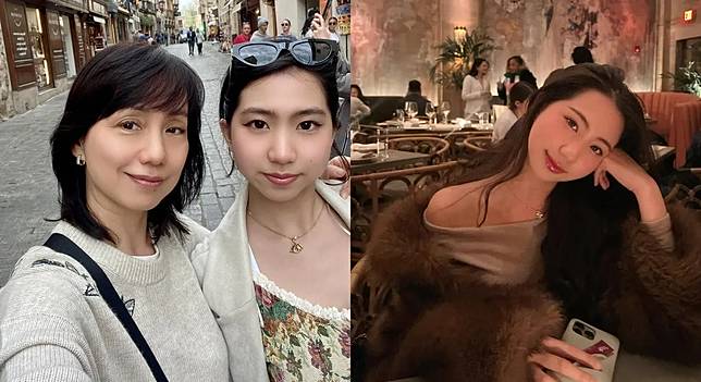 蔡幸娟女兒Amanda近期話題性十足。翻攝蔡幸娟臉書、Amanda IG