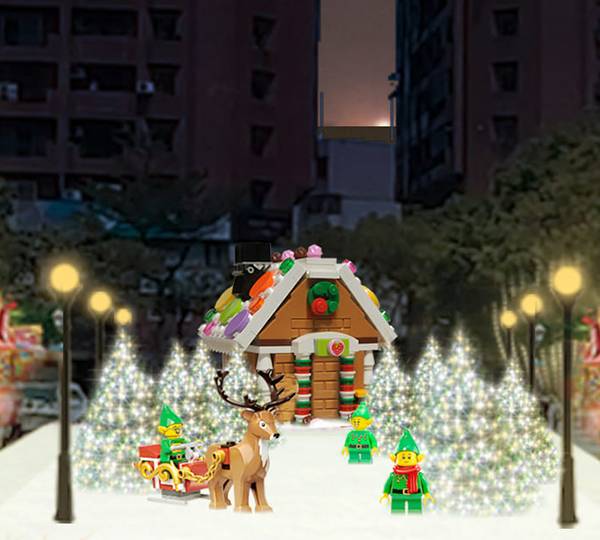 照片取自2021新北歡樂耶誕城