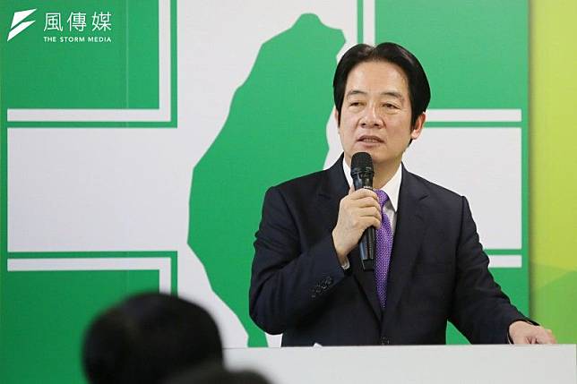 陳冠安指出，中間選民占比，台灣民意基金會顯示有21.3%、TVBS則為28%，但在這個族群，無論是TVBS還是台灣民意基金會，侯友宜都大概領先賴清德（見圖）1成左右。（資料照，柯承惠攝）