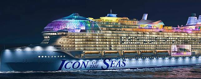 全球最大郵輪「海洋標誌號」（Icon of the Seas），將於明年1月正式啟航，從美國佛羅里達州邁阿密前往加勒比海多地。
