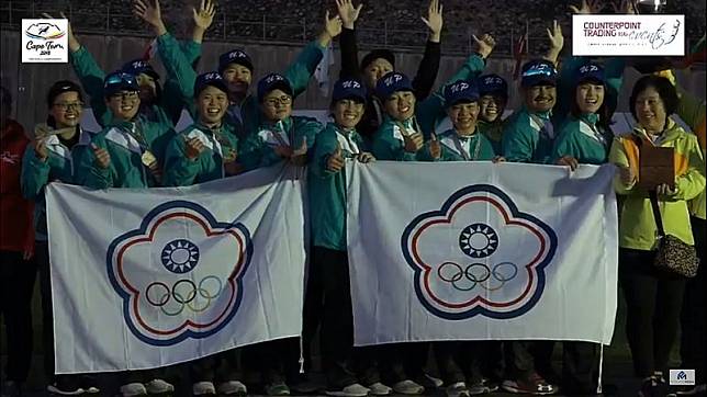 台灣拔河好手在女子組500公斤級締造5連霸紀錄。（國際拔河總會直播平台）
