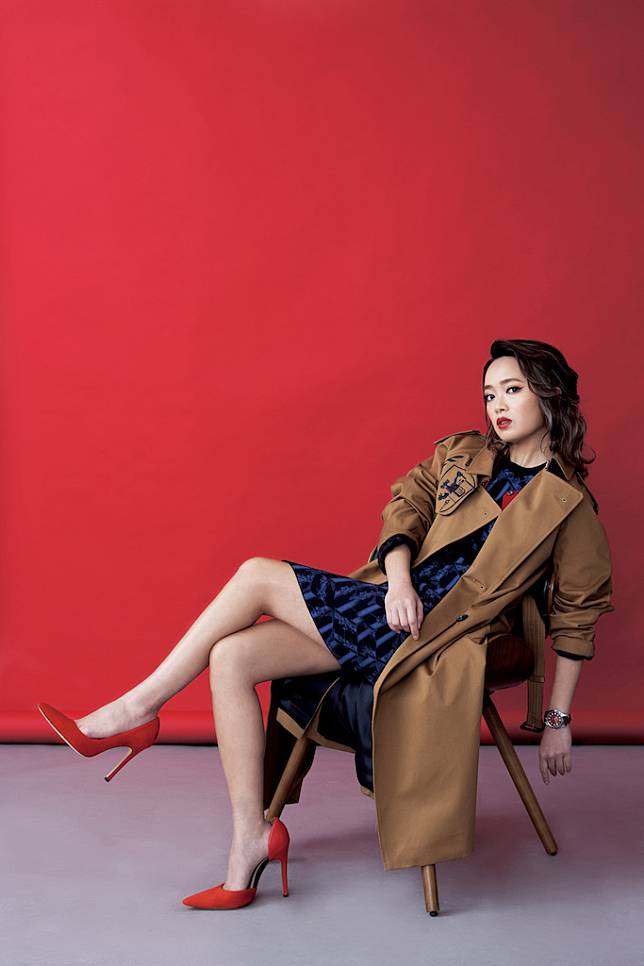 Tommy Hilfiger Chinese New Year monogram dress $1,890 & Tommy icons trench coat $5,390 Montblanc 1858 frost peak red automatic limited edition $20,700