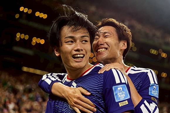 美加墨世界盃》上田綺世2進球1助攻日本創隊史紀錄大勝突尼西亞| TSNA
