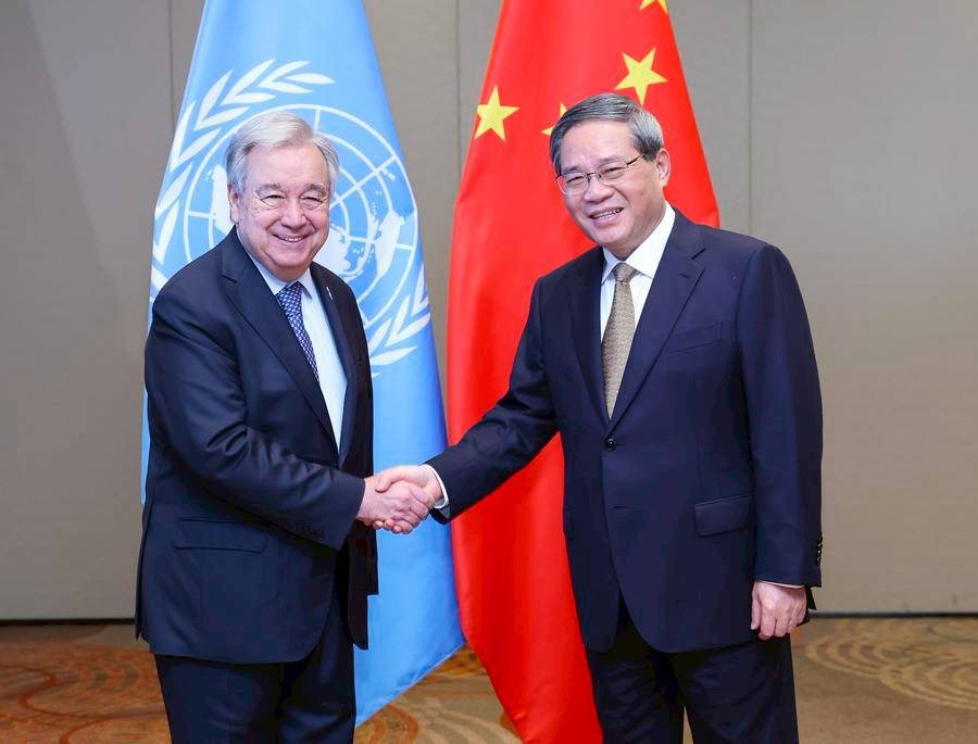 China willing to work with UN to advocate more just, equitable int'l order -- Premier Li | XINHUA | LINE TODAY