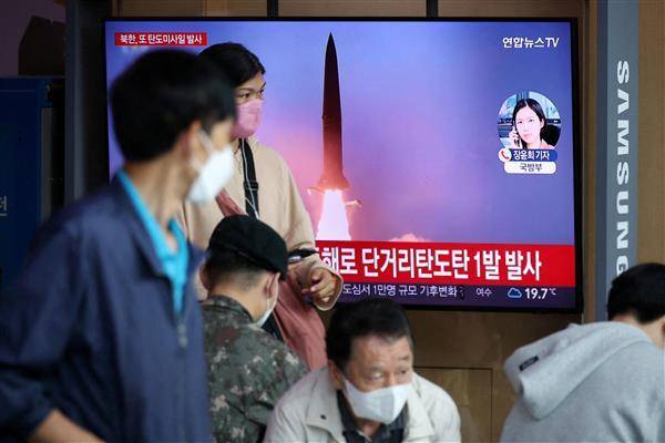 北韓在本月25日已曾試射過彈道飛彈，28日下午又再發射。路透社