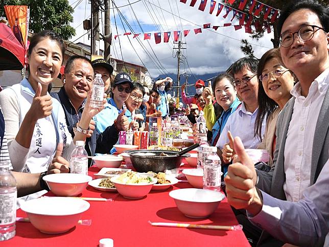 清境火把節長街宴　許淑華：南投縣是多元族群文化交融城市