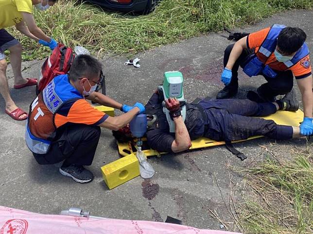 台南市二分局警員凃明誠殉職。(民眾提供)