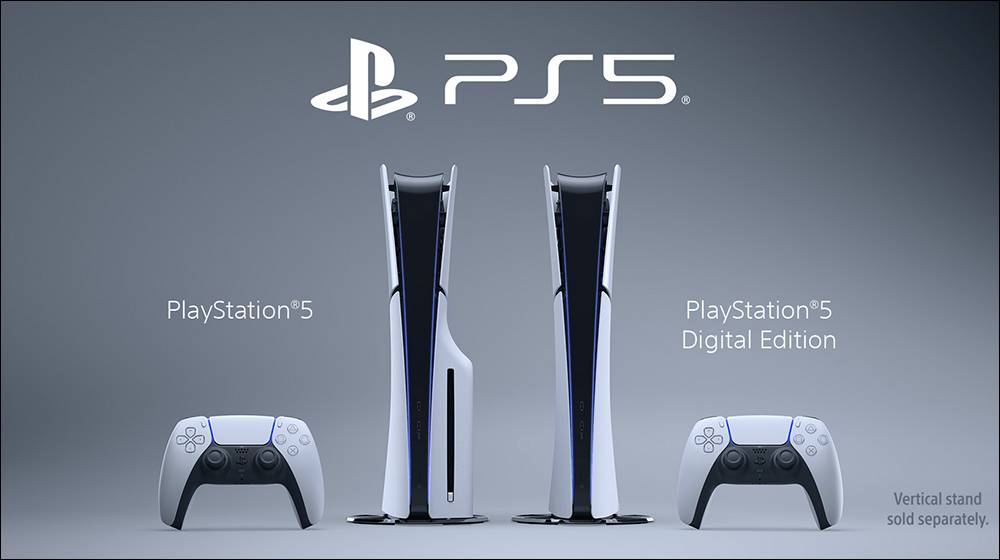 全新PS5 輕薄化遊戲主機無預警發表，體積縮小、重量減輕、容量提升至