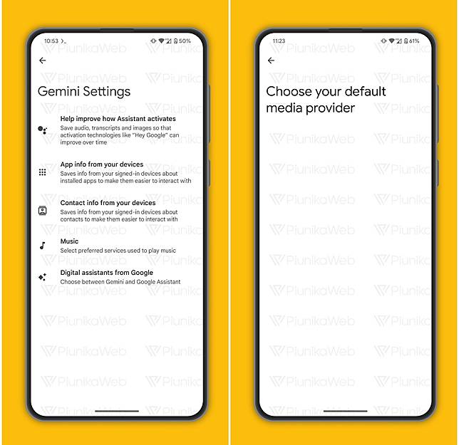 Google Gemini AI 將可與音樂串流服務有所連結