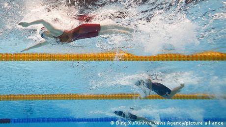 中國游泳運動員在東京奧運會上獲得多枚獎牌。