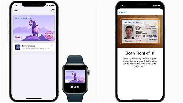 數位證件上路之後，以後沒帶實體駕照或身分證也沒問題。（圖片來源/ Apple）