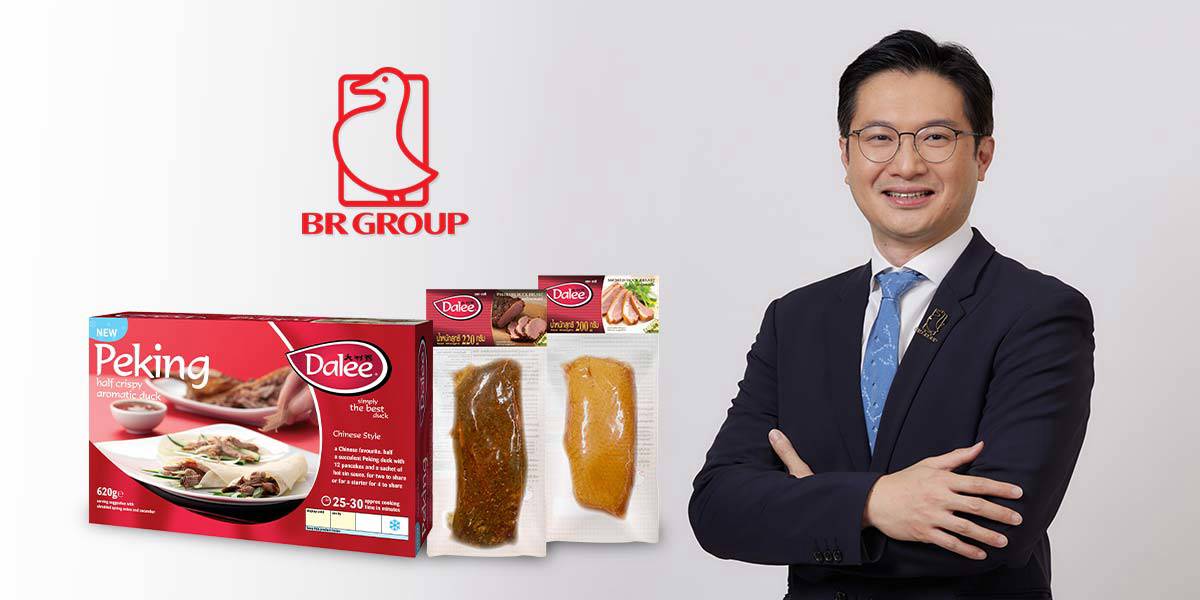 La page Facebook BR Group Thailand détaille les segments de produits transformés