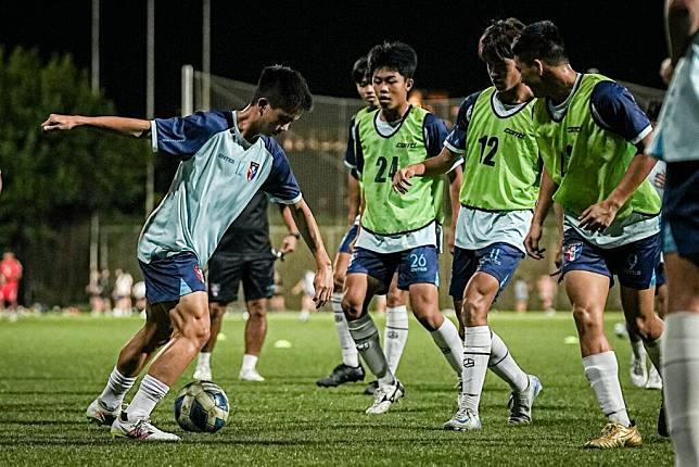 U17積極備戰亞洲盃資格賽。（圖：李瑋儒 攝）