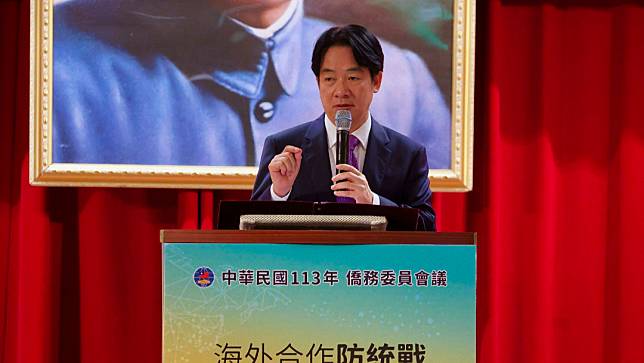 總統賴清德出席「113年僑務委員會議開幕典禮」。廖瑞祥攝