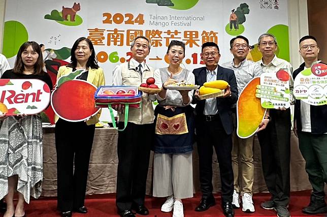 「台南國際芒果節」在台北舉辦行銷活動。（農業局提供）