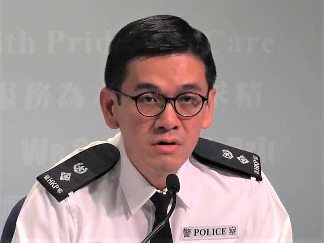 江永祥指警方正調查警員向本台記者開防暴槍事件 (香港警察facebook)