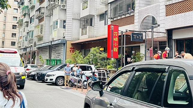 黃仁勳愛店花娘小館驚傳瓦斯罐爆炸。圖／民眾提供
