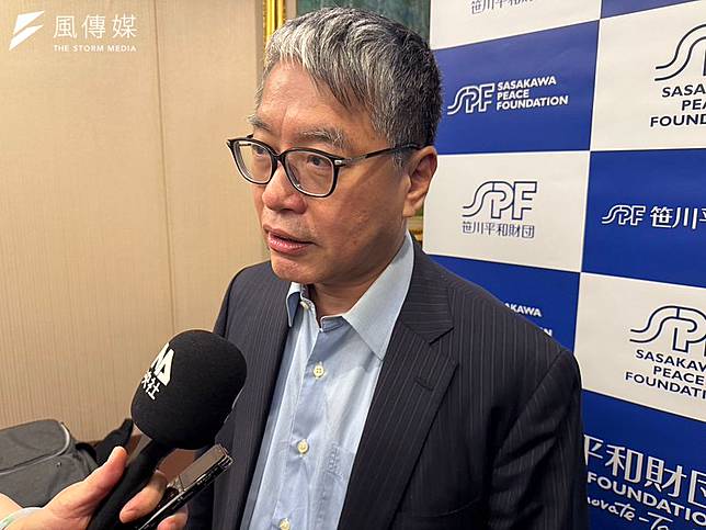 台灣遠景基金會執行長賴怡忠表示，本次日台對話涵蓋政治、經濟與安全等多元議題，特別是在台海情勢日益緊張的背景下，雙方如何應對新時代挑戰，成為討論焦點。（黃信維攝）