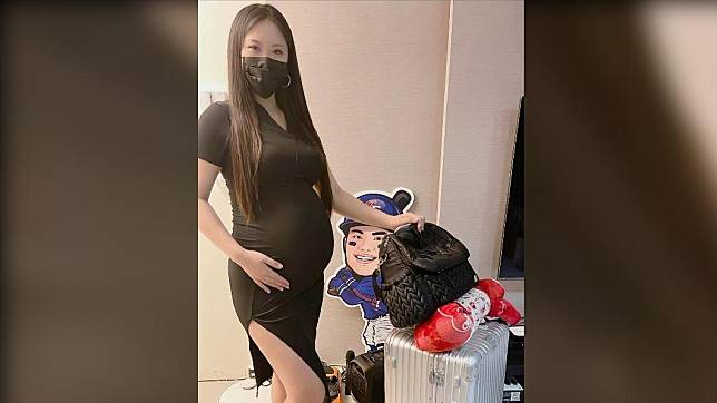 張育成老婆李家綾出發待產前，PO文表示迫不及待見到女兒。（圖／翻攝李家綾IG）