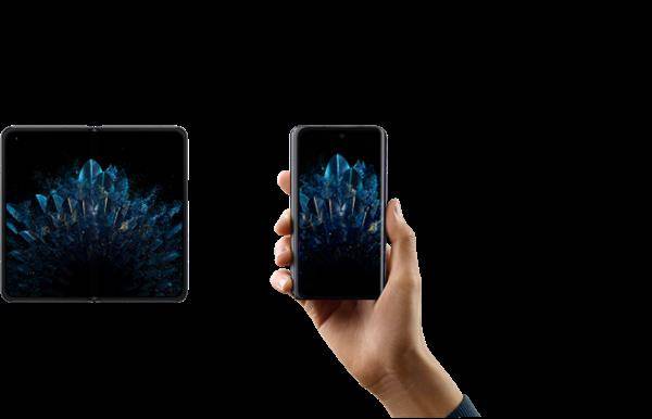 OPPO Find N折疊手機甫於12月23日在中國市場開賣，售價7,699元人民幣起，折合台幣約34,000元。（圖片來源／OPPO提供）