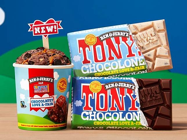 2022年8月18日Ben & Jerry’s宣布將可可採購方式轉變使用「東尼公開鏈」（Tony's open chain）模式保障更多可可農權益，並將在2023年1月合作推出Chocolatey Love A-Fair系列產品。（圖片來源：Ben & Jerry’s粉絲專頁）