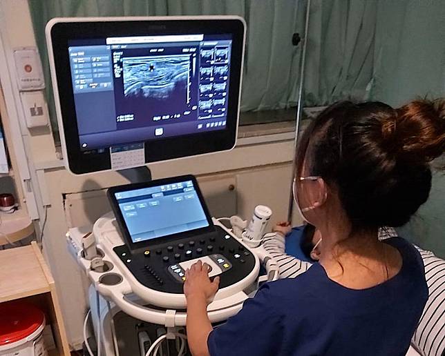 乳房攝影及乳房超音波哪個比較準確，視病情需求判斷。（北榮桃分院提供）