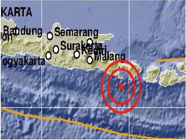 三天三起有感地震　印尼峇里島規模5.7