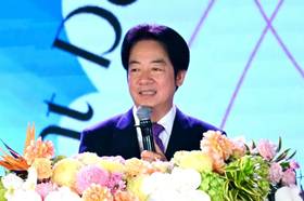 總統賴清德3月12日晚間出席「115年外交部春宴」。（張哲偉攝）