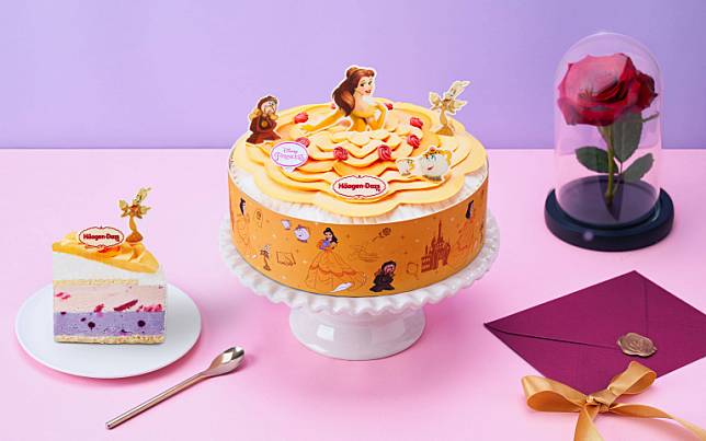 哈根達斯推「貝兒真愛」冰淇淋蛋糕！雙莓果香、裙襬立體呈現真的超夢幻！